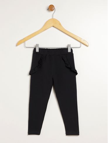 Calça Infantil Para Menina - PRETO