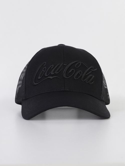 Boné Trucker Coca Cola PRETO