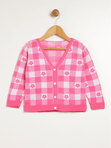 Jaqueta Moletom Infantil Para Menina - PINK