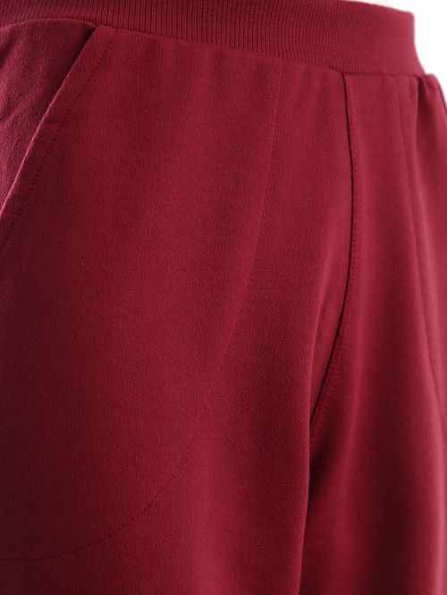 Calça Moletom Jogger Feminina BORDO