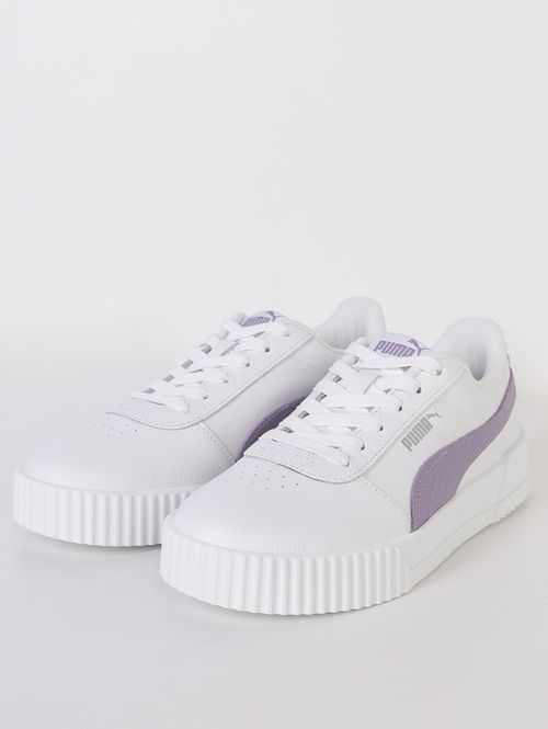 Tênis Casual Carina Puma Feminino BRANCO/LILAS