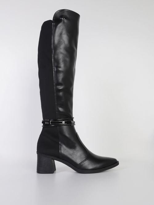 Bota Cano Alto Mississipi Feminina PRETO