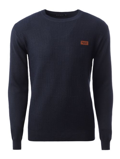 Blusão Tricot Manga Longa Masculino MARINHO