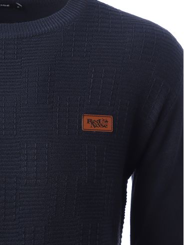 Blusão Tricot Manga Longa Masculino MARINHO