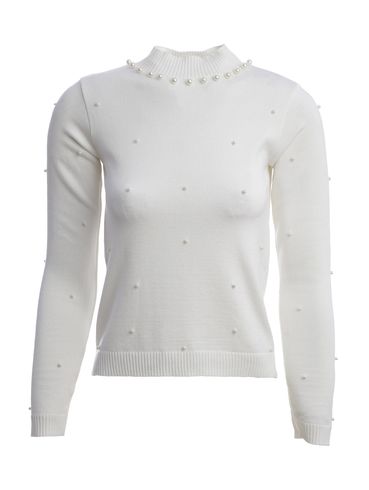 Blusa Tricot Manga Longa Feminina OFF WHITE