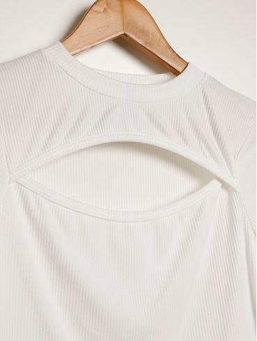 Conjunto Longo Juvenil Para Menina - OFF WHITE