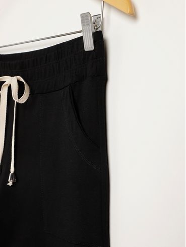 Calça Legging Jogger Juvenil Para Menina - PRETO