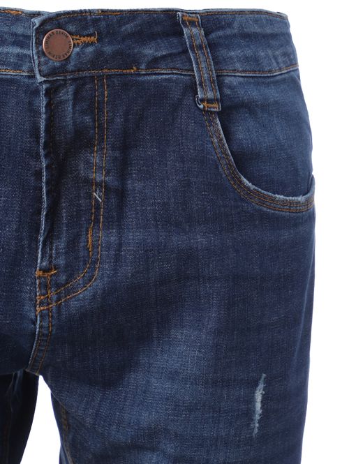 Calça Jeans Slim Masculina AZUL