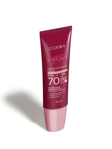 Protetor Solar Facial FPS 70 Niina Secrets 40ml UNICO