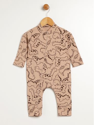 Macacão Infantil Para Bebê - MARROM