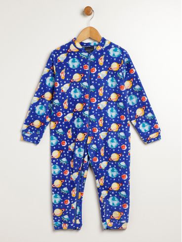 Pijama Longo Infantil Para Menino - AZUL