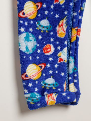 Pijama Longo Infantil Para Menino - AZUL