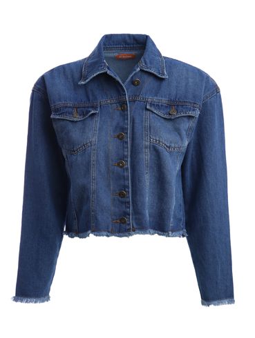 Jaqueta Jeans Feminina AZUL