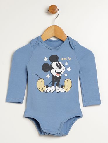 Body Infantil Para Bebê - AZUL