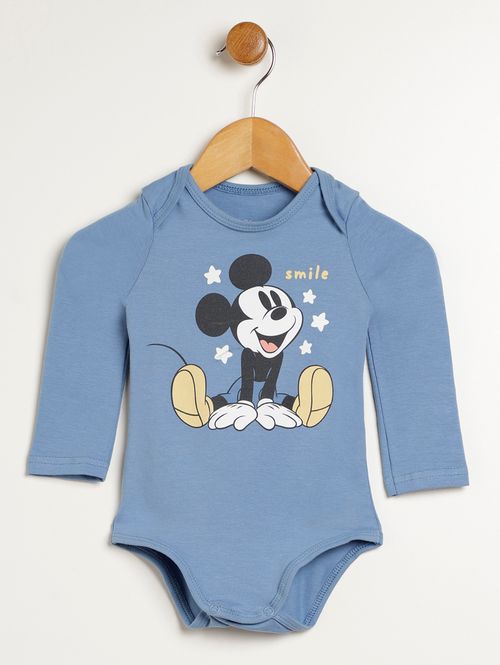 Body Infantil Para Bebê - AZUL