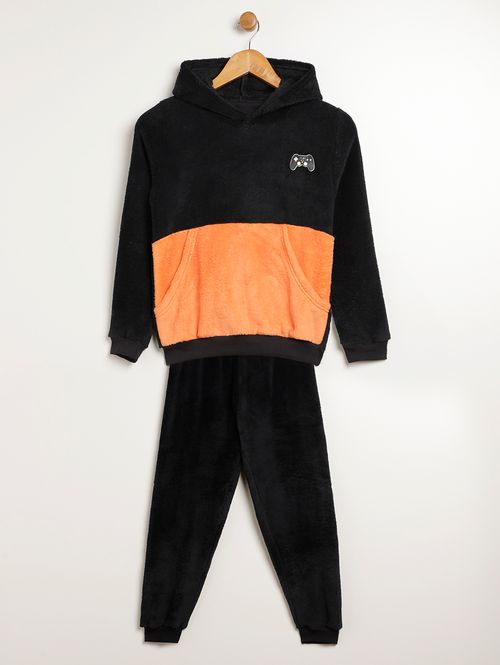 Conjunto Longo Infantil Para Menino - PRETO