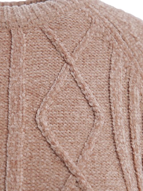 Blusão Tricot Feminino BEGE