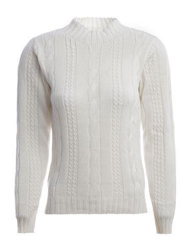 Blusa Tricot Gola Alta Feminino OFF WHITE