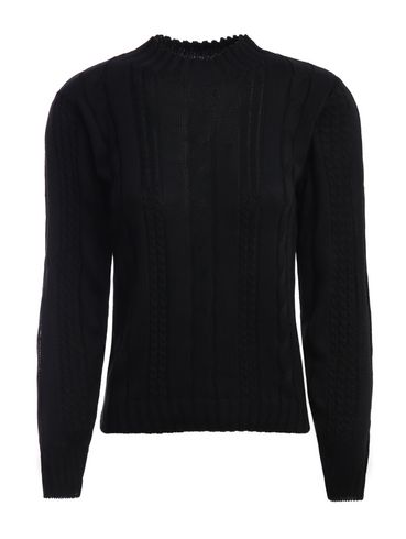 Blusa Tricot Gola Alta Feminino PRETO