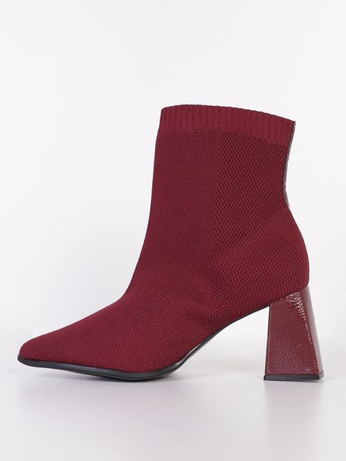 Bota Cano Curto Bebecê Feminina VINHO