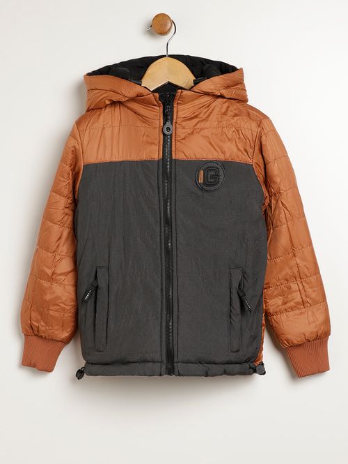 Jaqueta Dupla Face Infantil Para Menino - PRETO