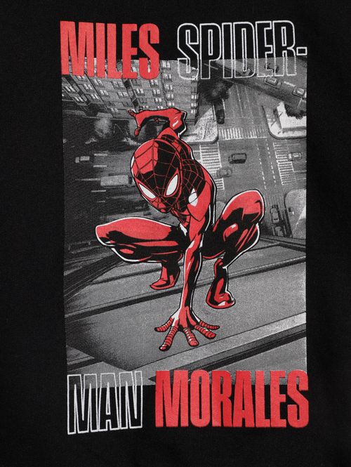 Moletom Spider Man Infantil Para Menino - PRETO