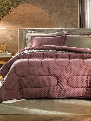 Edredom Casal Blend Sense Pop Up Altenburg ROSA