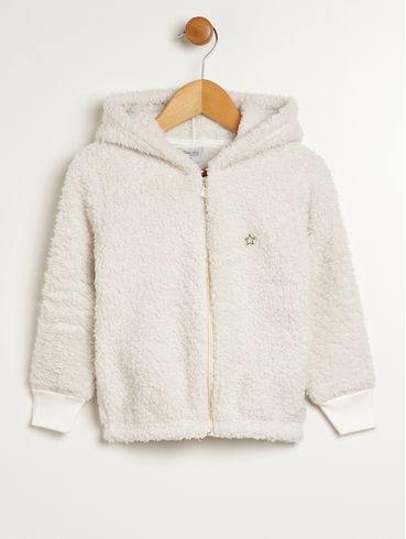 Jaqueta Infantil Para Menina - OFF WHITE