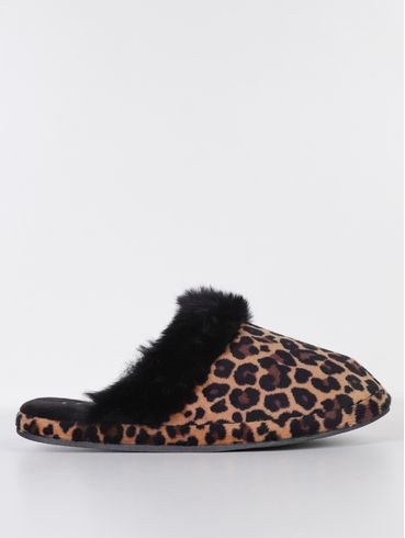 Pantufa Oncinha Feminina MARROM
