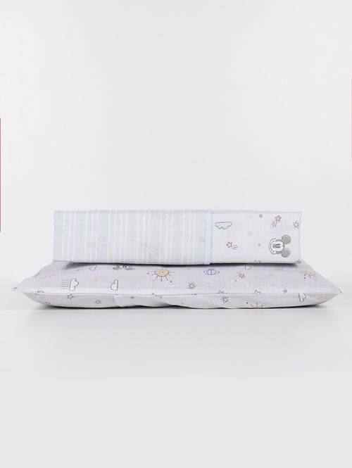 Jogo De Lençol Para Berço Mickey AZUL