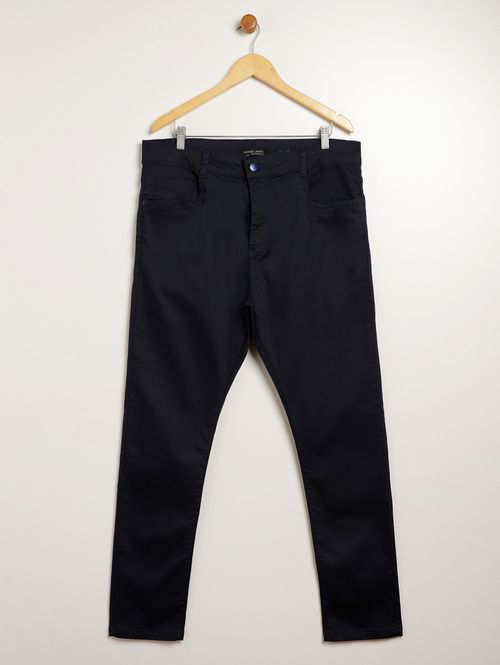 Calça Sarja Confort Plus Size Masculina MARINHO