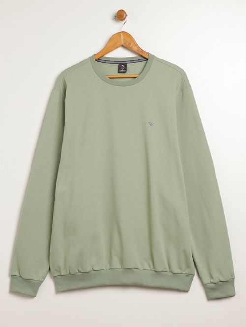 Moletom Básico Plus Size Masculino VERDE
