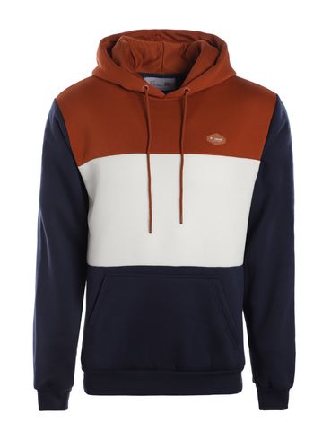 Moletom Canguru Masculino MARINHO/OFF WHITE