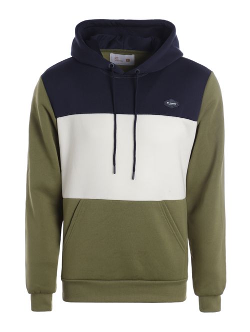 Moletom Canguru Masculino VERDE/MARINHO