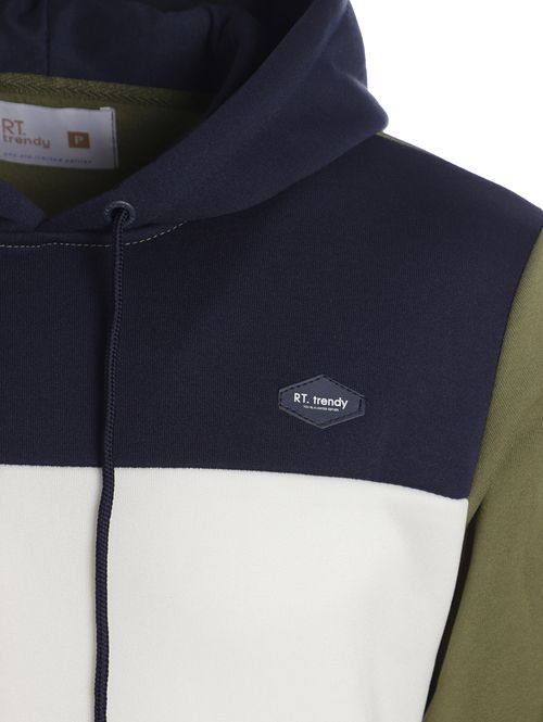 Moletom Canguru Masculino VERDE/MARINHO