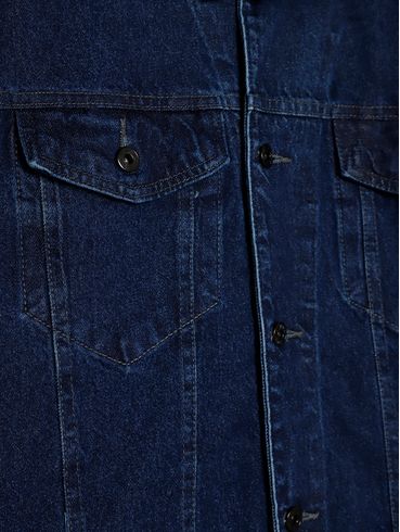 Jaqueta Jeans Plus Size Masculina AZUL