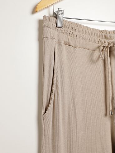 Calça Canelada Plus Size Autentique Feminina CINZA