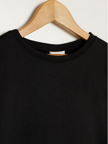 Blusa Térmica Infantil Para Menina - PRETO