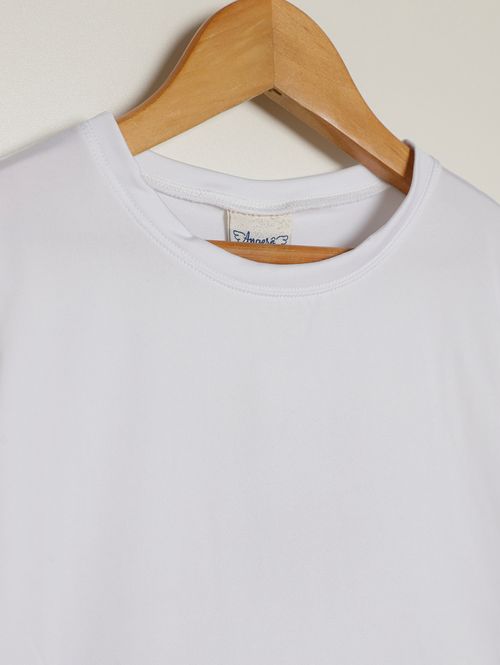 Blusa Térmica Juvenil Para Menina - BRANCO
