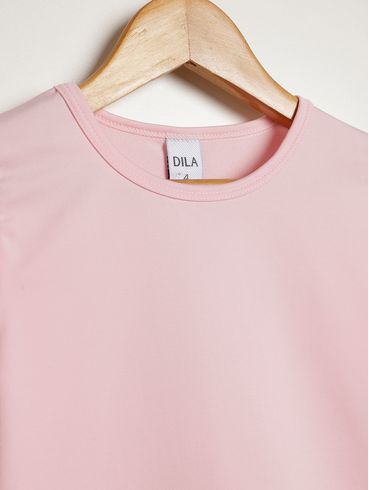 Pijama Longo Térmico Infantil Para Menina - ROSA CLARO