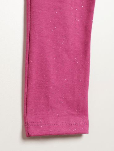 Calça Legging Infantil Para Menina - ROSA