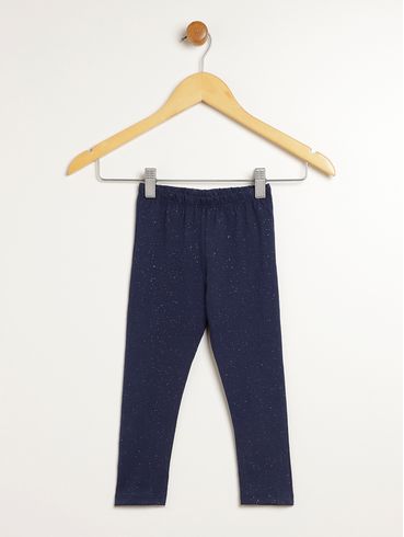 Calça Legging Infantil Para Menina - MARINHO