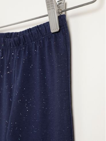 Calça Legging Infantil Para Menina - MARINHO