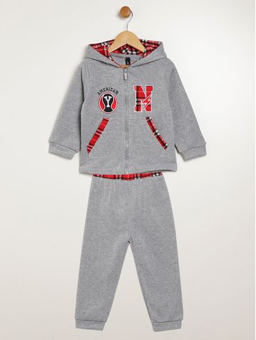 Conjunto Longo Infantil Para Menino - MESCLA
