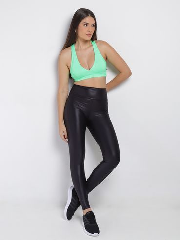 Top Esportivo com Bojo Feminino Verde/Verde