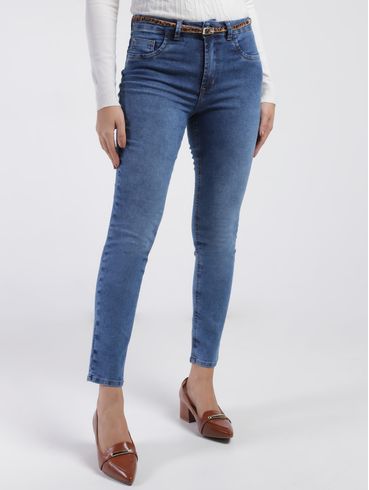 Calça Jeans Cigarrete Feminina AZUL