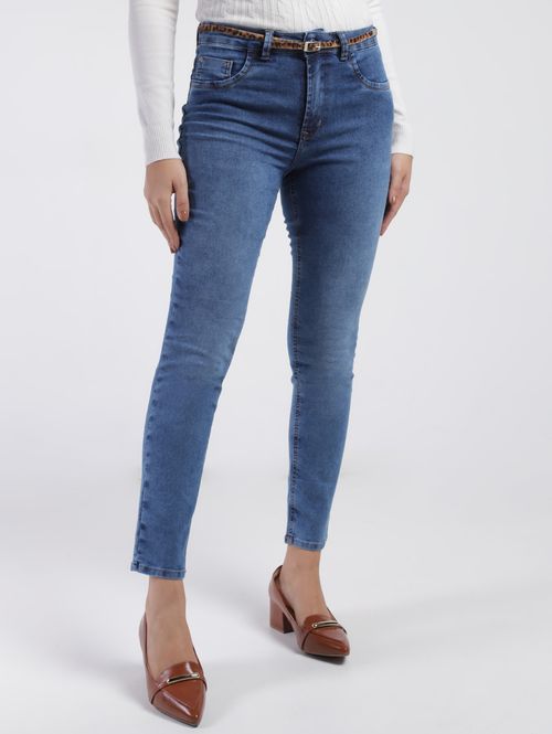 Calça Jeans Cigarrete Feminina AZUL
