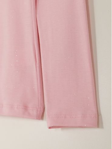 Blusa Manga Longa Juvenil Para Menina - ROSA