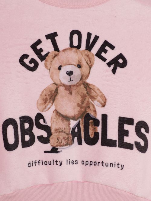 Moletom Juvenil Para Menina - ROSA