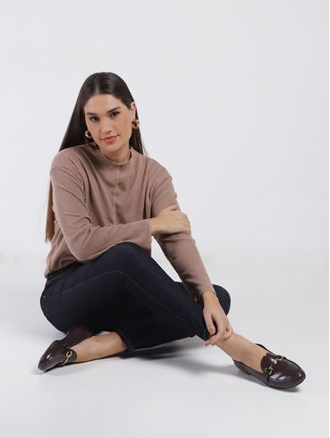 Calça Jeans Hot Pants Sawary Feminina AZUL